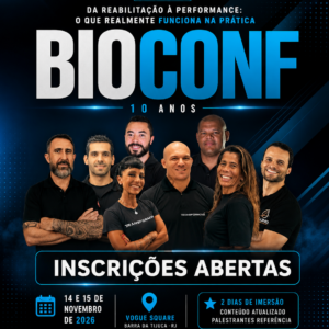 BIOCONF 2026 - Edição de 10 Anos - Conferência de Exercício, Treinamento e Reabilitação de Lesões