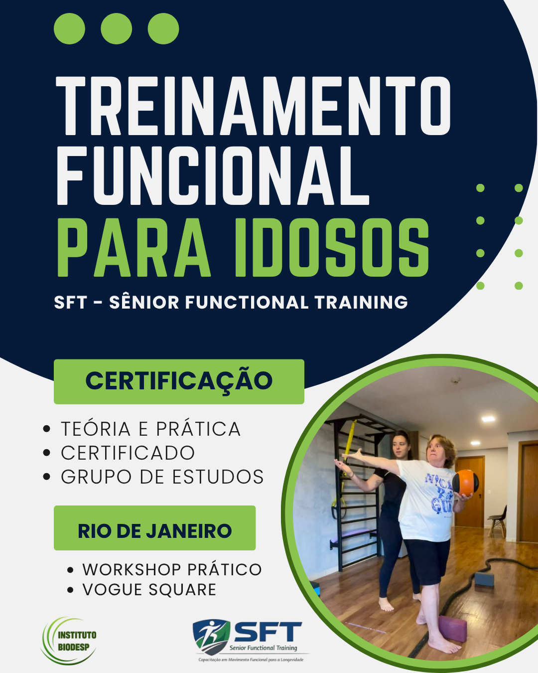 SFT - Treinamento funcional para idosos - Rio de Janeiro